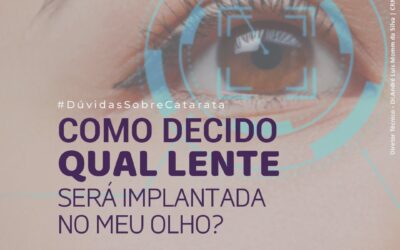 Como decido QUAL LENTE será implantada no meu olho na cirurgia de CATARATA??