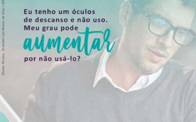 Eu tenho um óculos de descanso e não uso. Meu grau pode AUMENTAR por não usá-lo?