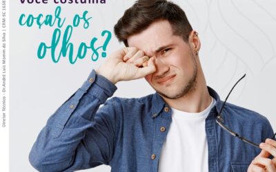 Você costuma coçar os olhos com frequência?