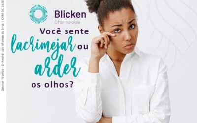 Você sente LACRIMEJAR ou ARDER os olhos?