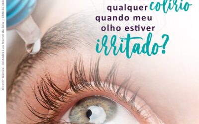 Posso usar qualquer colírio quando meu olho estiver irritado?