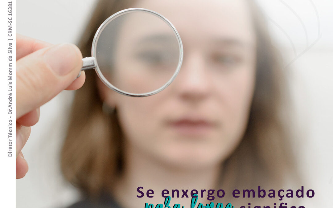 Se enxergo embaçado para longe, significa que preciso de óculos?