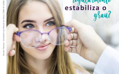 Usar óculos regularmente estabiliza o grau?