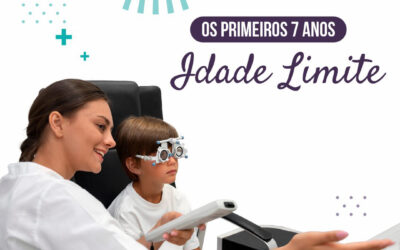 Os primeiros 7 anos da vida são cruciais para o desenvolvimento da visão da criança! ️‍️